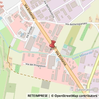 Mappa Via Eridania, 56Q, 45030 Occhiobello, Rovigo (Veneto)