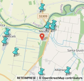 Mappa Via Rimembranze, 44026 Mesola FE, Italia (2.94909)