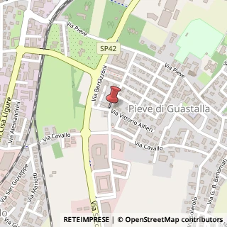 Mappa Via Vittorio Alfieri,  4, 42016 Guastalla, Reggio nell'Emilia (Emilia Romagna)