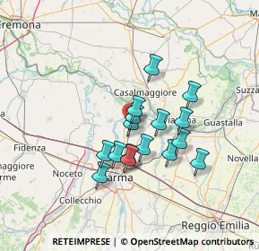 Mappa Strada Provinciale 343 Asolana, 43056 Colorno PR, Italia (10.66875)