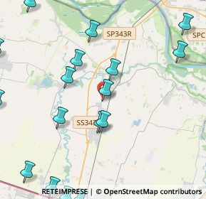 Mappa Strada Provinciale 343 Asolana, 43056 Colorno PR, Italia (6.179)