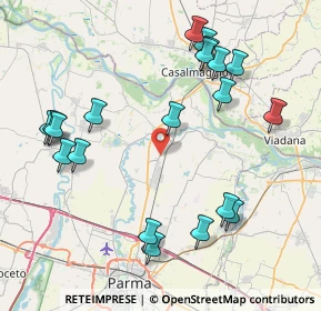 Mappa Strada Provinciale 343 Asolana, 43056 Colorno PR, Italia (9.254)