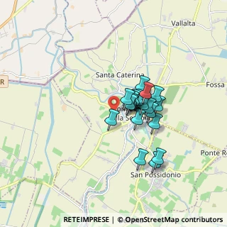 Mappa Via Chiaviche, 41033 Concordia Sulla Secchia MO, Italia (1.2115)