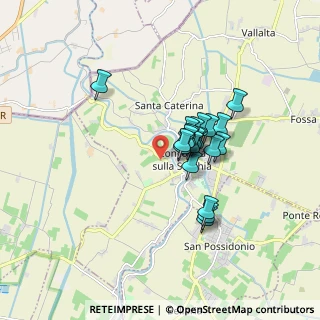 Mappa Via Chiaviche, 41033 Concordia Sulla Secchia MO, Italia (1.2525)