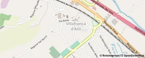 Mappa Villafranca d'Asti