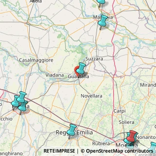 Mappa Via Cisa Ligure, 42016 Guastalla RE, Italia (32.010769230769)