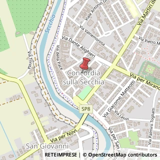 Mappa Via Mazzini, 2, 41033 Concordia sulla Secchia, Modena (Emilia Romagna)