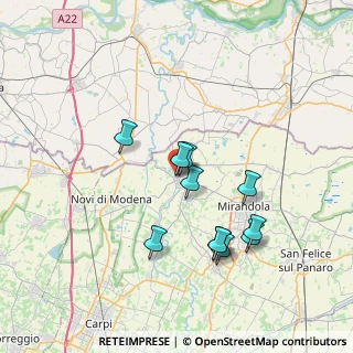 Mappa Via della Resistenza, 41033 Concordia sulla Secchia MO, Italia (6.63364)