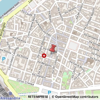 Mappa Corso Roma, 42, 15121 Alessandria, Alessandria (Piemonte)
