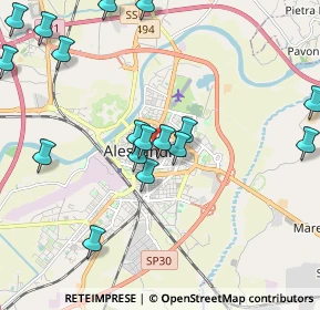 Mappa Via Pontida, 15100 Alessandria AL, Italia (2.56579)