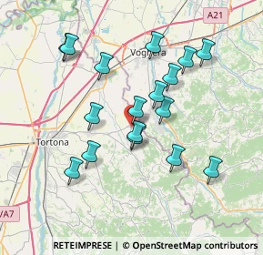 Mappa Strada Privata, 15052 Casalnoceto AL, Italia (6.84706)