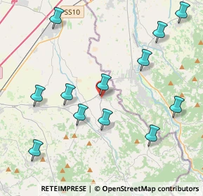 Mappa Strada Privata, 15052 Casalnoceto AL, Italia (4.68917)