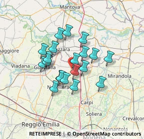 Mappa Viale F. S. Bianchi, 42046 Reggiolo RE, Italia (10.328)