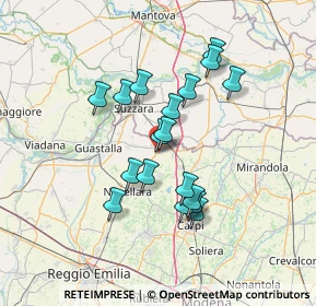 Mappa Viale F. S. Bianchi, 42046 Reggiolo RE, Italia (11.89389)