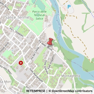 Mappa Via delle Terme, 2, 27052 Godiasco Salice Terme, Pavia (Lombardia)