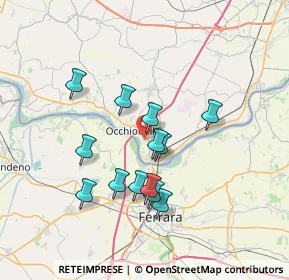 Mappa 45030 Occhiobello RO, Italia (6.21615)