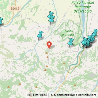 Mappa Via del Castello, 29010 Gazzola PC, Italia (6.39867)