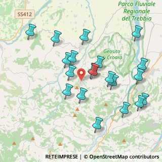 Mappa Via del Castello, 29010 Gazzola PC, Italia (4.083)