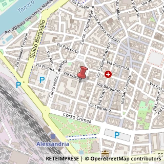 Mappa Via San Agnese Borgo, 57-28, 15121 Alessandria, Alessandria (Piemonte)
