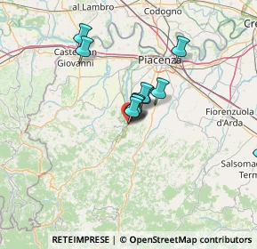 Mappa Via Don P. Luigi Veneziani, 29029 Rivergaro PC, Italia (12.43917)