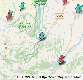 Mappa Via Don P. Luigi Veneziani, 29029 Rivergaro PC, Italia (5.8425)