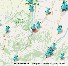 Mappa Via Don P. Luigi Veneziani, 29029 Rivergaro PC, Italia (6.4235)