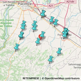 Mappa Via Anna Magnani, 29013 Carpaneto piacentino PC, Italia (8.4065)