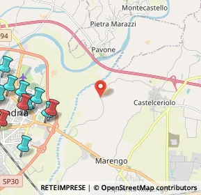 Mappa Via Dessaix, 15040 Pietra Marazzi AL, Italia (3.3825)