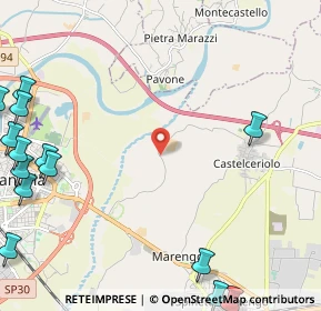 Mappa Via Dessaix, 15040 Pietra Marazzi AL, Italia (3.60357)