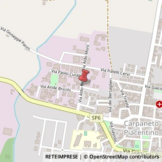 Mappa Via Aldo Moro,  16, 29013 Carpaneto Piacentino, Piacenza (Emilia Romagna)