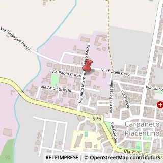 Mappa Via Aldo Moro, 16, 29013 Carpaneto Piacentino, Piacenza (Emilia Romagna)