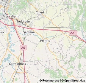Mappa 10046 Poirino TO, Italia (9.4895)