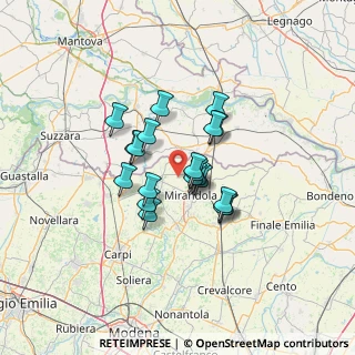Mappa Via Bosco Monastico, 41033 Concordia sulla Secchia MO, Italia (9.177)