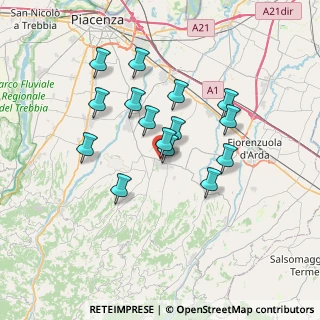 Mappa Via Bricchi, 29013 Carpaneto Piacentino PC, Italia (5.95267)