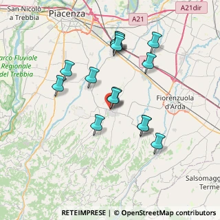 Mappa Via Bricchi, 29013 Carpaneto Piacentino PC, Italia (6.92467)
