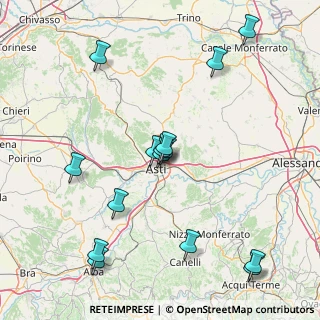 Mappa Via Fratelli Cervi, 14100 Asti AT, Italia (17.69667)