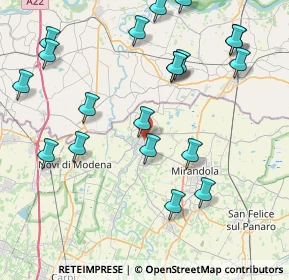 Mappa Via Alberto Gavioli, 41033 Concordia Sulla Secchia MO, Italia (9.528)