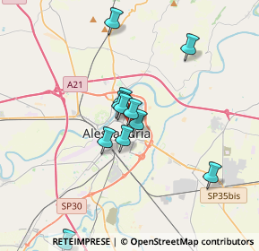 Mappa Via Spalto Marengo 44 Via, 15121 Alessandria AL, Italia (3.03)