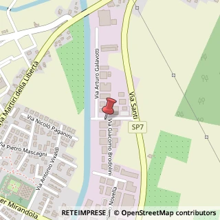 Mappa Via Alberto Gavioli, 3, 41033 Concordia sulla Secchia, Modena (Emilia Romagna)