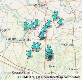 Mappa Via XXV Aprile, 42046 Reggiolo RE, Italia (11.92889)