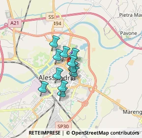 Mappa Via Spalto Marengo 44 Via, 15121 Alessandria AL, Italia (1.03364)