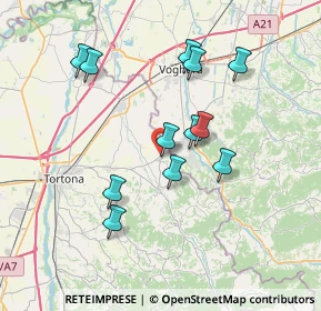 Mappa Strada Priv, 15052 Casalnoceto AL, Italia (6.73083)