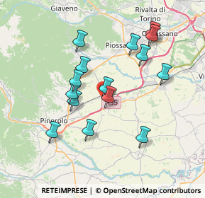 Mappa VICOLO BELTRAMINO, 10060 Piscina TO, Italia (6.83333)