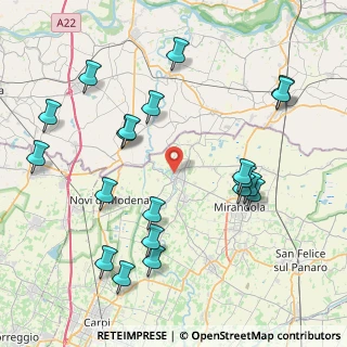 Mappa Via Antonio Gramsci, 41033 Concordia Sulla Secchia MO, Italia (9.3905)