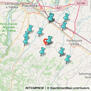 Mappa Via Alessandro Volta, 29013 Carpaneto piacentino PC, Italia (7.14625)