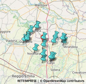 Mappa 42046 Reggiolo RE, Italia (11.4395)