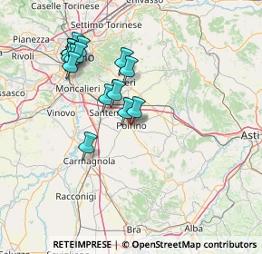 Mappa Via Don Nicola Fissore, 10046 Poirino TO, Italia (14.735)