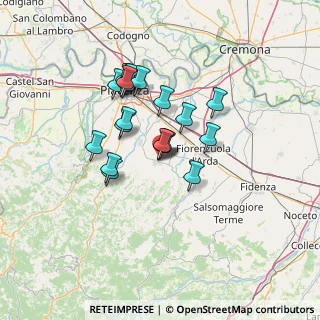 Mappa Via Giacomo Leopardi, 29013 Carpaneto Piacentino PC, Italia (11.076)
