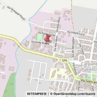 Mappa Via Bricchi, 5, 29013 Carpaneto Piacentino, Piacenza (Emilia Romagna)