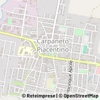 Kaart Carpaneto Piacentino